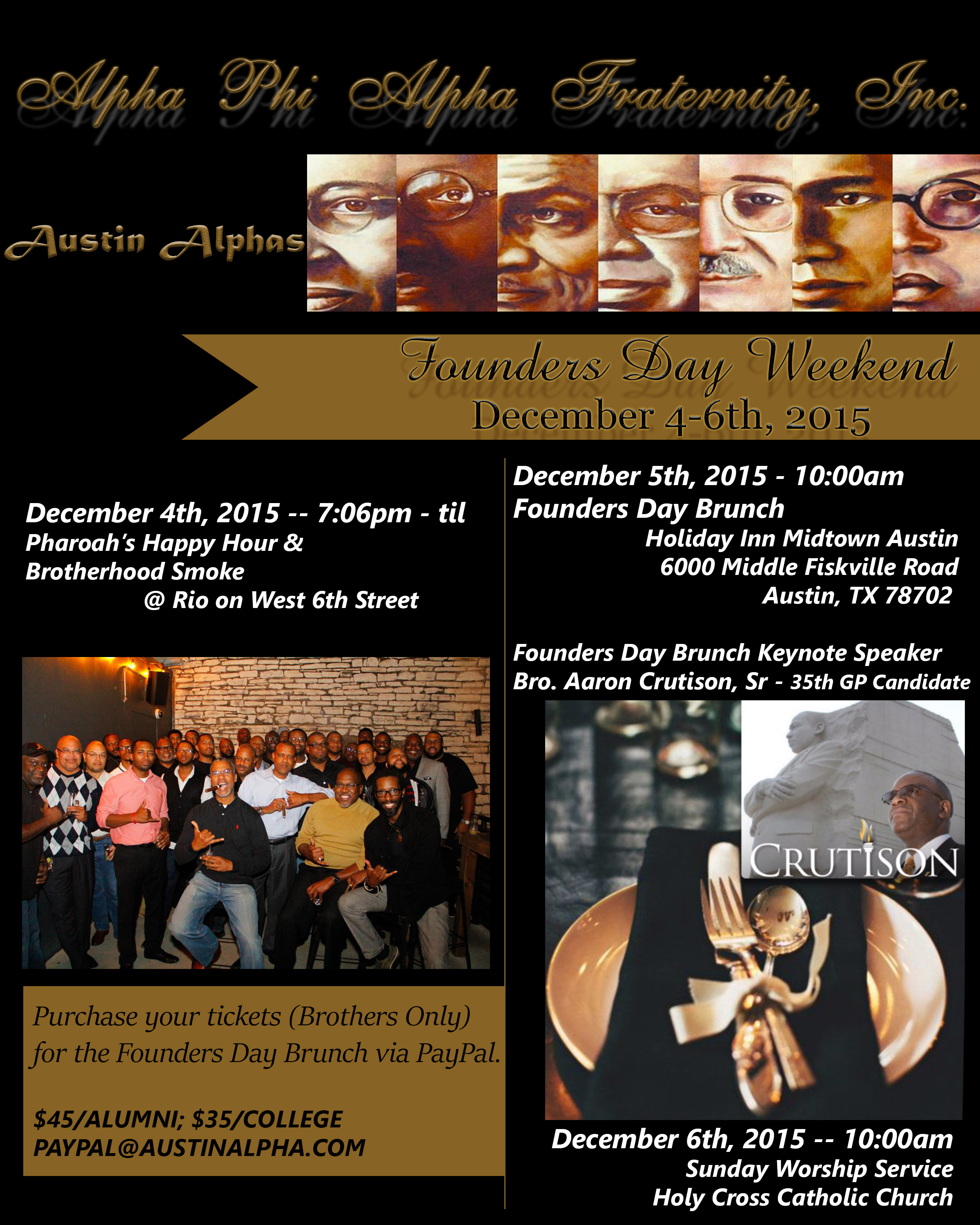 Austin Alpha – Founder’s Day Weekend